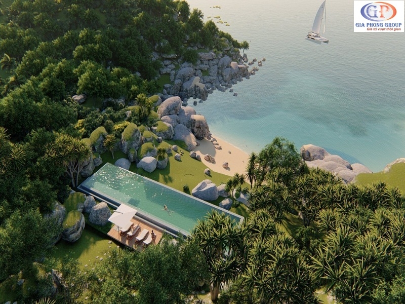 HỒ BƠI VÁCH KÍNH- AMANOI RESORT