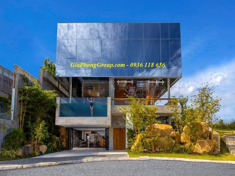 Hồ BƠI VÁCH KÍNH ACRYLIC, HỒ JACUZZI - KHU BIỆT THỰ ANH NGUYỄN NHA TRANG