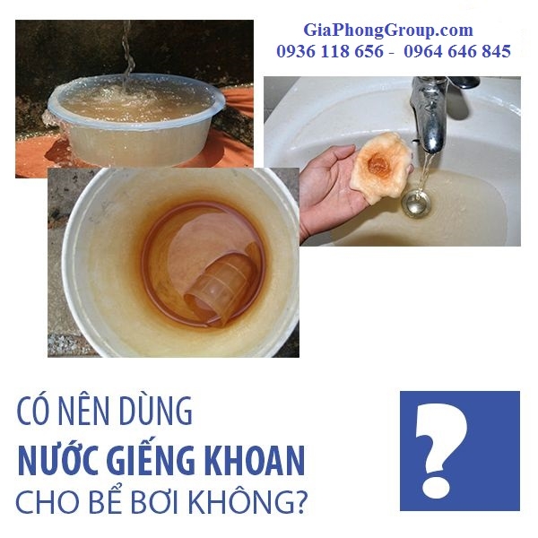 CÓ NÊN DÙNG NƯỚC GIẾNG KHOAN CHO BỂ BƠI KHÔNG?