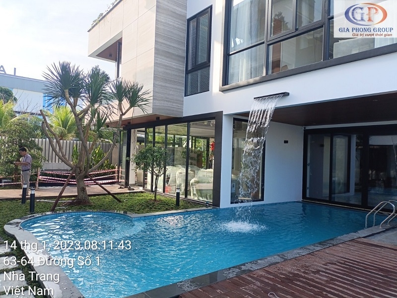 THI CÔNG VÀ CUNG CẤP THIẾT BỊ HỒ BƠI VÀ HỒ CÁ TẠI KHU ĐÔ THỊ MỸ GIA- NHA TRANG